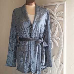 Blue Velvet Blazer